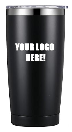 (6-Pack) 20oz Tumbler Stainless Steel - Personalize With Your Logo Or Text.