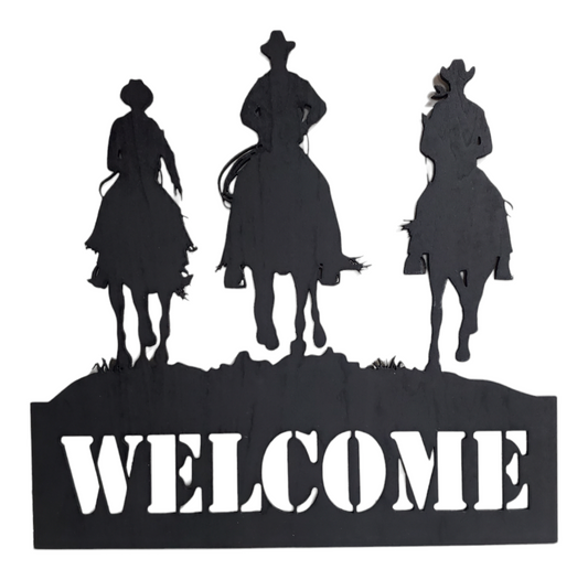 Cowboy Welcome Sign